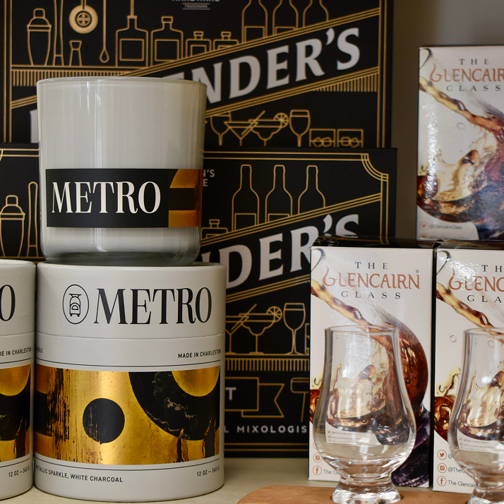 A photo of merchandise in the store
